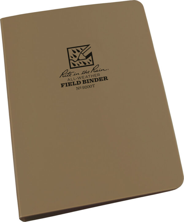 Rite in the Rain Ring Binder 1/2 inch Tan Rite in the Rain Ring Binder 1/2 inch Tan