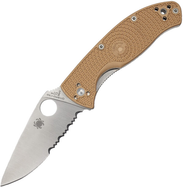 Spyderco Tenacious Linerlock Tan FRN (3.38")