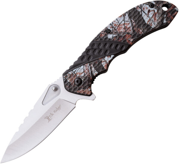 Elk Ridge Linerlock ,Elk Ridge Linerlock A/O Knife,Elk Ridge Linerlock A/O Knife Camo (3.5")