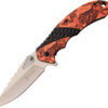 Elk Ridge Linerlock,Elk Ridge Linerlock A/O Knife ,Elk Ridge Linerlock A/O Knife Orange camo (3.5")