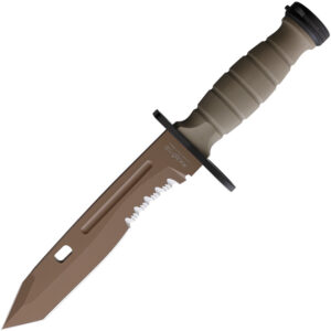 Fox Oplita Combat Knife Coyote Tan (7.25″)