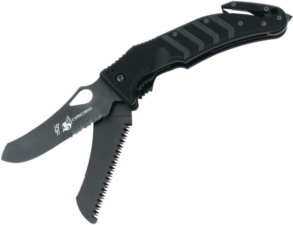 Fox Capricorno , Fox Capricorno Linerlock Knife Black (4") for sale