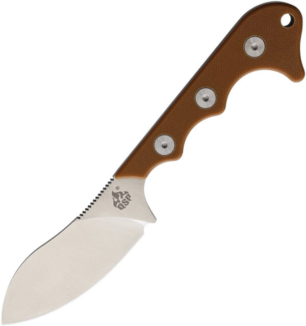 QSP Knife Neckmuk Neck Knife Brown (2.88")