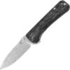 QSP Knife Hawk Linerlock Shredded CF (3.25")