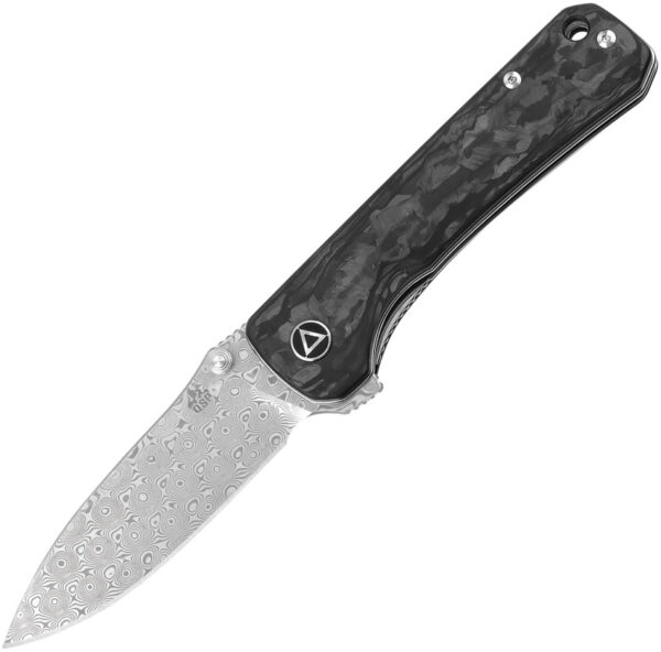 QSP Knife Hawk Linerlock Shredded CF (3.25")