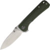 QSP Knife Hawk Linerlock Green Micarta (3.25")