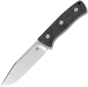 QSP Knife Bison Fixed Blade Black (4.5″)
