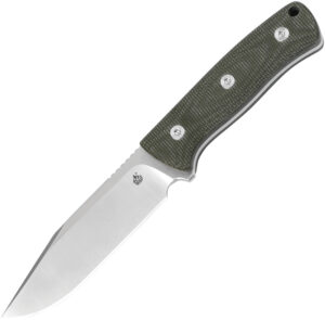 QSP Knife Bison Fixed Blade Green (4.5″)