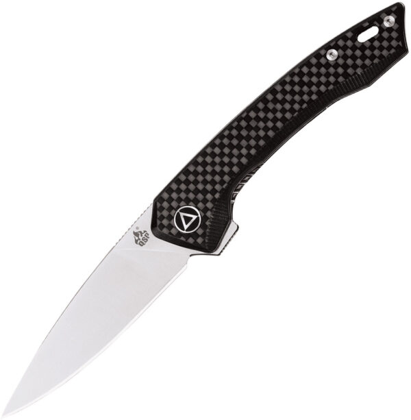 QSP Knife Leopard Linerlock CF (3")