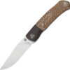 QSP Knife Gannet Linerlock Brown (3.38")