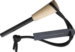 Go Prepared Survival Spartan Spark Woodsman Rod