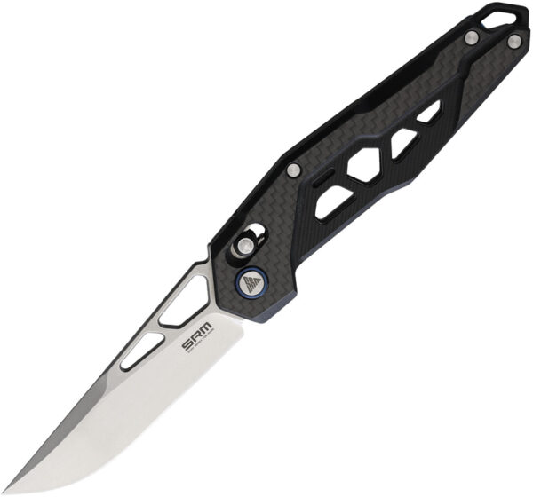 SRM Knives Mecha 9225 Black (3.25")