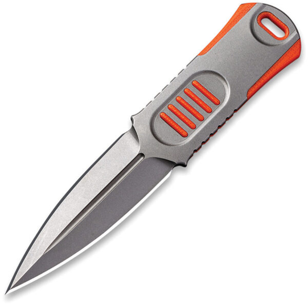 We Knife Oss, WE 2017B, We Knife Oss Dagger Fixed Blade G10 Gray/Orange