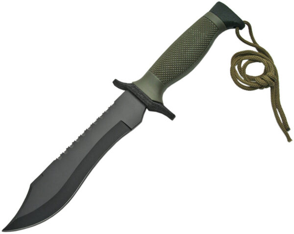 Rite Edge Combat Knife Green (7")
