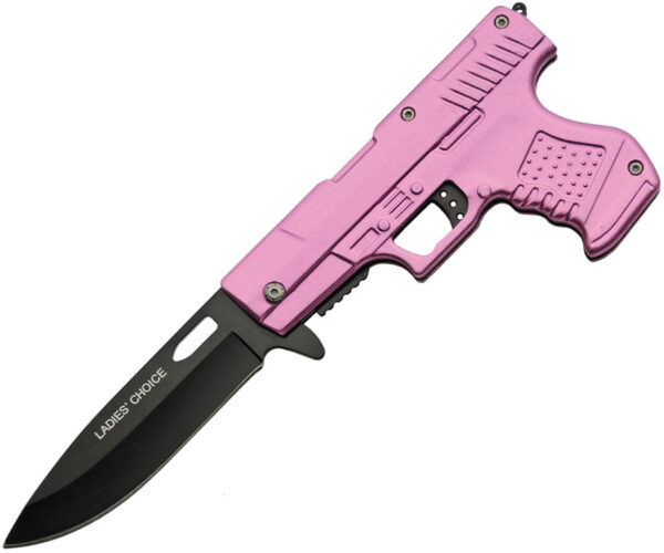 Rite Edge Gun Linerlock Pink (3.75")