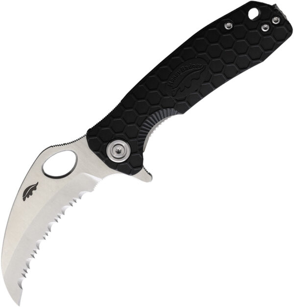 Honey Badger Knives Small Claw Linerlock Black (2.75")
