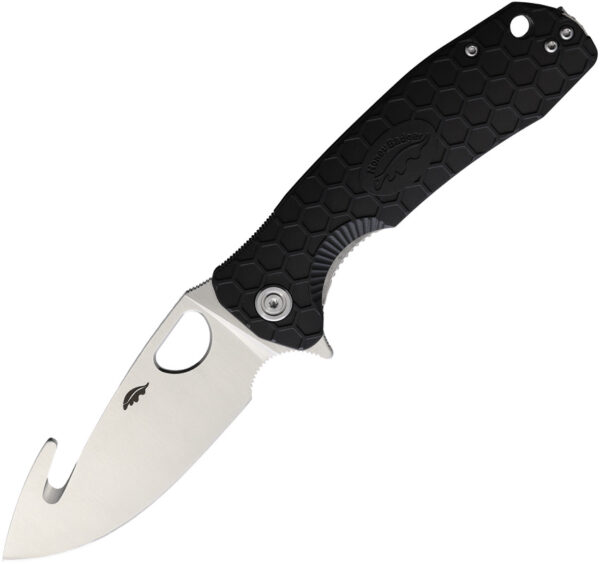 Honey Badger Knives Large Hook Linerlock Black (3.75") Honey Badger Knives Large Hook Linerlock Black (3.75")
