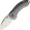 QSP Knife Hamster Framelock Grey (2")