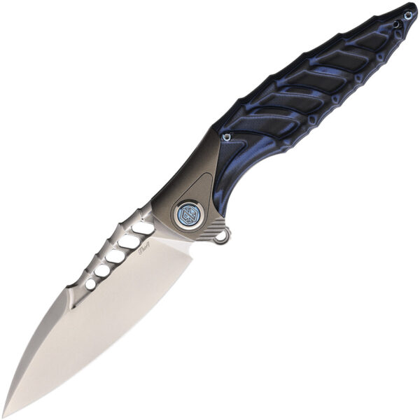 Rike Knife Thor 7 Framelock Black/Blue (3.5")