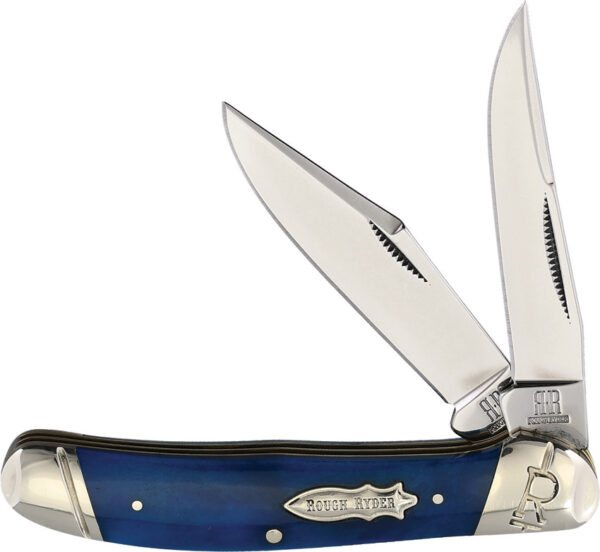 Rough Rider Copperhead Blue Smooth Bone