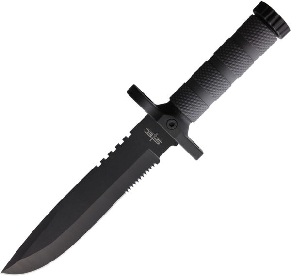 S-TEC Survival Knife Black (7.5")