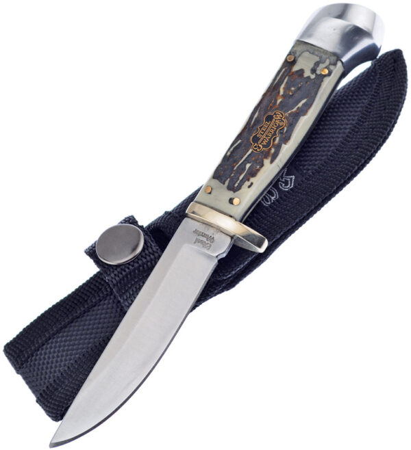Frost Cutlery Fixed Blade Stag Resin (4")