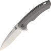 QSP Woodpecker , QSP Woodpecker Frame Lock QSP Woodpecker Frame Lock Knife Gray (3.75")