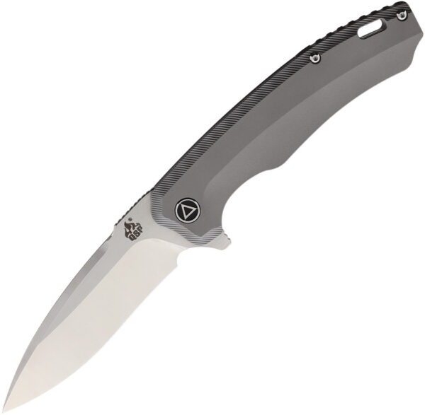QSP Woodpecker , QSP Woodpecker Frame Lock QSP Woodpecker Frame Lock Knife Gray (3.75")