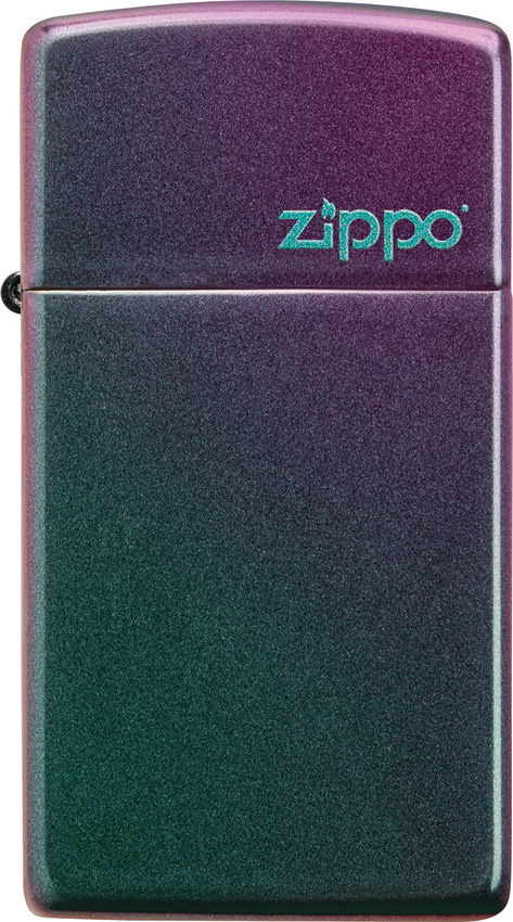 Slim Iridescent Zippo Logo