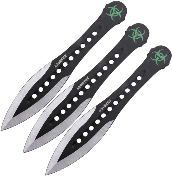 Z-Hunter Three Piece Throwing Knife Set (3.75")