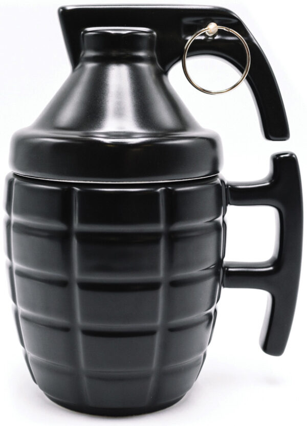Caliber Gourmet Grenade Mug With Lid