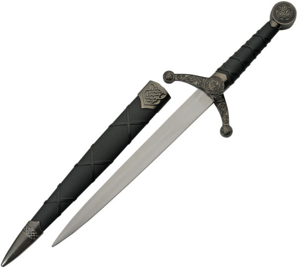 China Made Celtic Knot Dagger Silver (9.5")