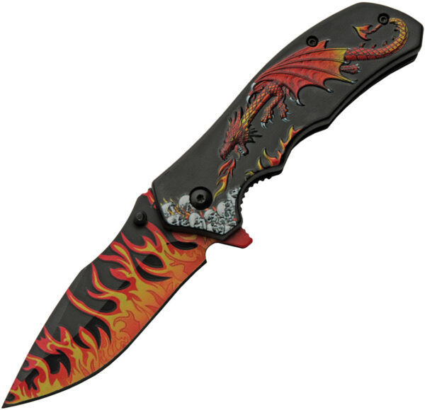 Rite Edge Dragon Flame Linerlock A/O (3.5")