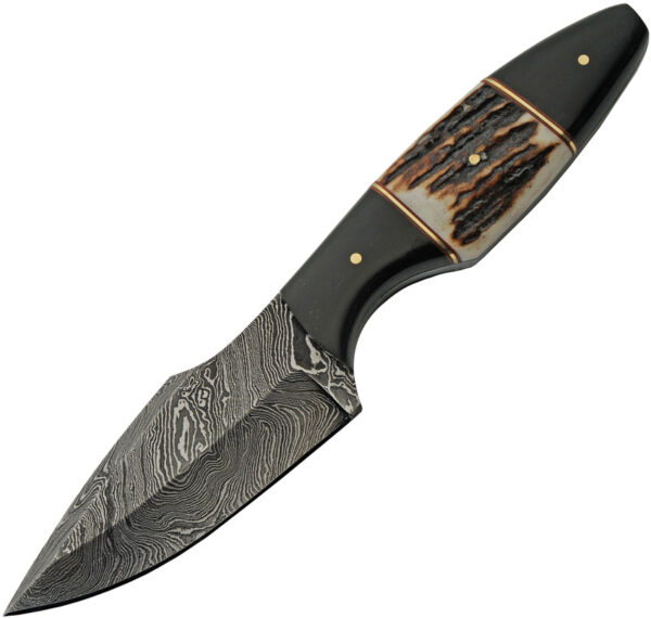 Damascus Hunter Stag/Horn (3.75")