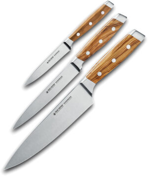 FELIX 3pc Knife Set Olivewood