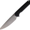 Ferrum Forge Knife Works Lackey XL Fixed Blade Black (4.5")