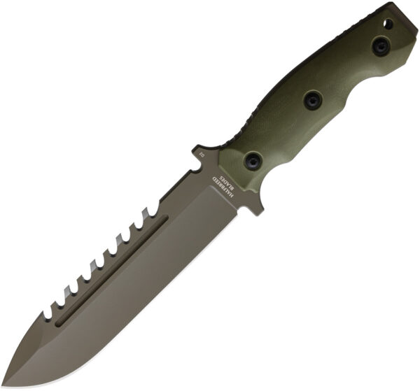 Halfbreed Blades Large Survival Knife OD (6.88")