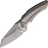 Hoback Knives Sumo Button Lock Light Gray (3.25")