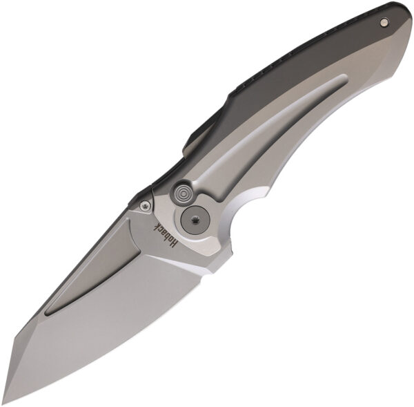 Hoback Knives Sumo Button Lock Light Gray (3.25")
