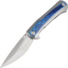Kansept Kratos Framelock , Kansept Kratos Framelock Knife Gray Timascus