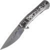Kansept Knives Kratos Framelock Black Rose (4")