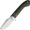 Komoran Fixed Blade Green Micarta (3.5")