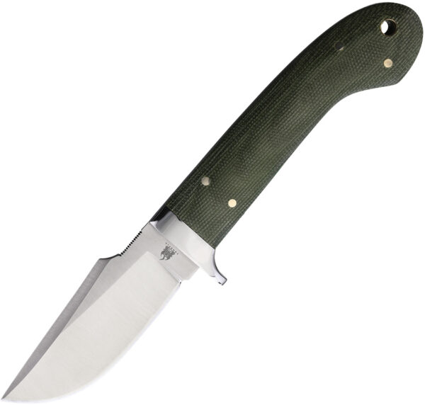 Komoran Fixed Blade Green Micarta (3.5")