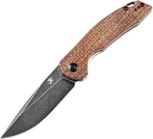 Kansept Knives Mini Accipiter Framelock Brown (2.75″)