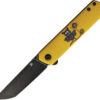 Kansept Knives Foosa Folder Yellow Bat (3")
