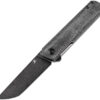 Kansept Knives Foosa Linerlock Black Micarta (3")