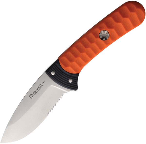 Maserin Sax Fixed Blade Orange (3.5")