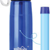 Membrane Solutions Water Filter Bottle Blue