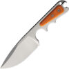 PMP Knives Pitbull Neck Knife Orange G10 (3.5")