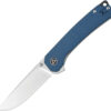 QSP Knife Osprey Linerlock Blue Micarta (3.25")